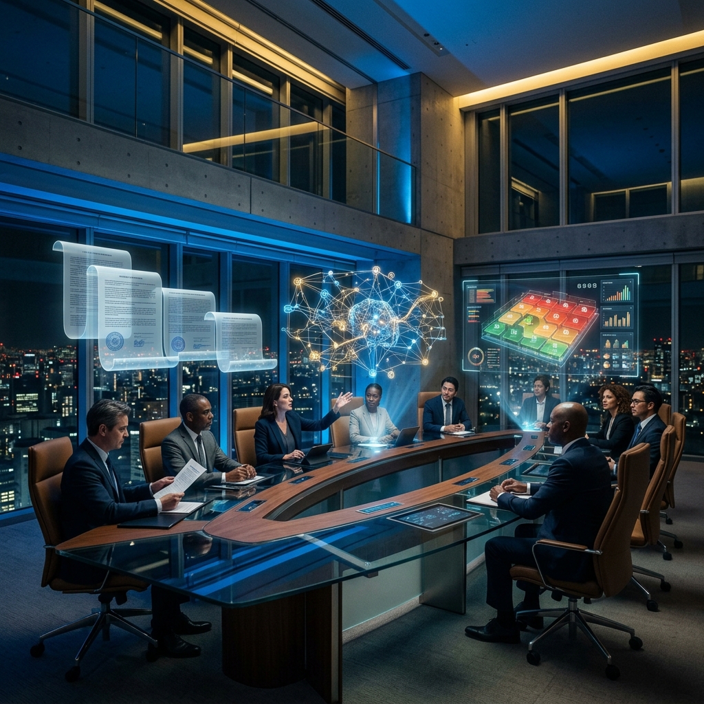 Professional B2B visual for The 2026 Global AI Liability Framework: A Compliance Guide for Enterprise Risk at InsurAnalytics Hub - Insurance Intelligence & Risk Analytics