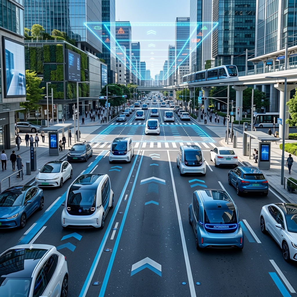 Professional B2B visual for Autonomous Fleet Liability in 2026: Actuarial Projections for Shared Mobility at InsurAnalytics Hub - Insurance Intelligence & Risk Analytics